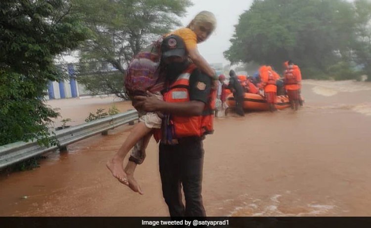 76 Dead In Maharashtra Rain Fury, 90,000 Moved To Safety