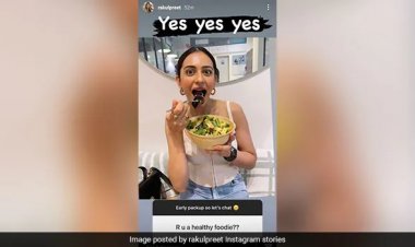 Rakulpreet Singh's "Post Pack Up Devotion" Is All About Food