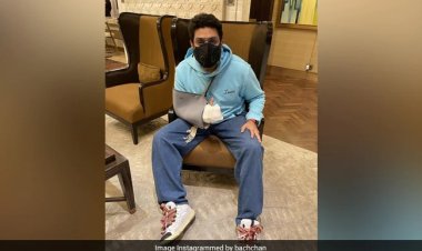 Abhishek Bachchan, Who Had A "Oddity Accident In Chennai," Is All "Fixed Up" After Surgery. Peruse His Post