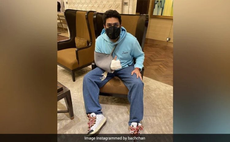 Abhishek Bachchan, Who Had A "Oddity Accident In Chennai," Is All "Fixed Up" After Surgery. Peruse His Post