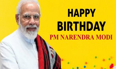 "Happy Birthday, Modi Ji,"